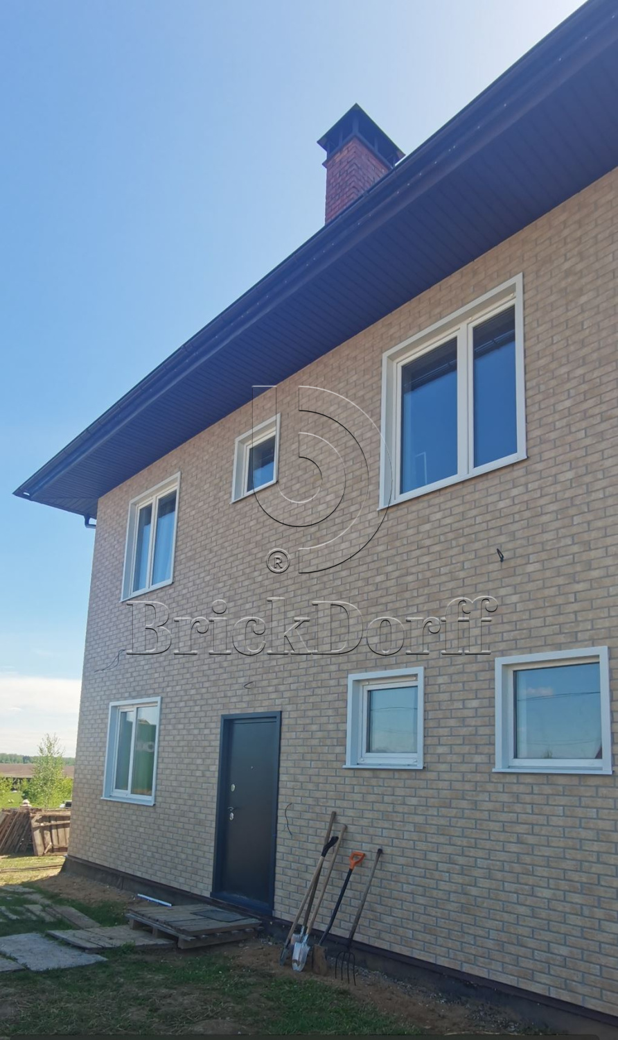 Loft Brick Salt фасадная термопанель из пенополиуретана ППУ 65 мм