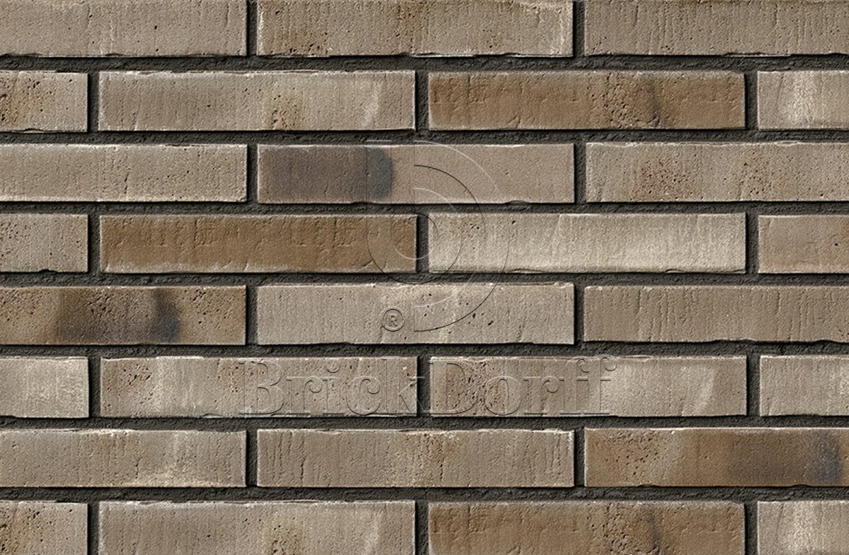 Клинкерная фасадная плитка облицовочная под кирпич ABC Base grau Kohlebrand, ziegelrau 240*71*14 мм