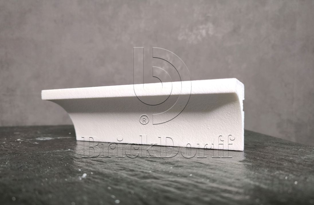 КАРНИЗ для Фасада и Интерьера - лепнина, декор из пенополистирола КВ-60/1 60*60*2000 мм