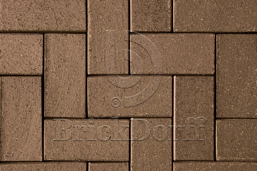 Тротуарная плитка / брусчатка Клинкерная ABC Schwarz Braun (Счварз Браун) 200*100*40 мм