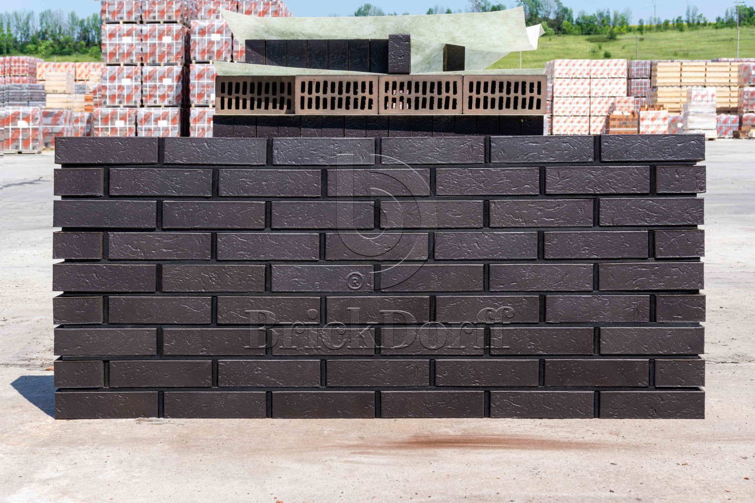 КГ Black Premium 1НФ 250*120*65 черный кирпич лицевой облицовочный керамический пустотелый