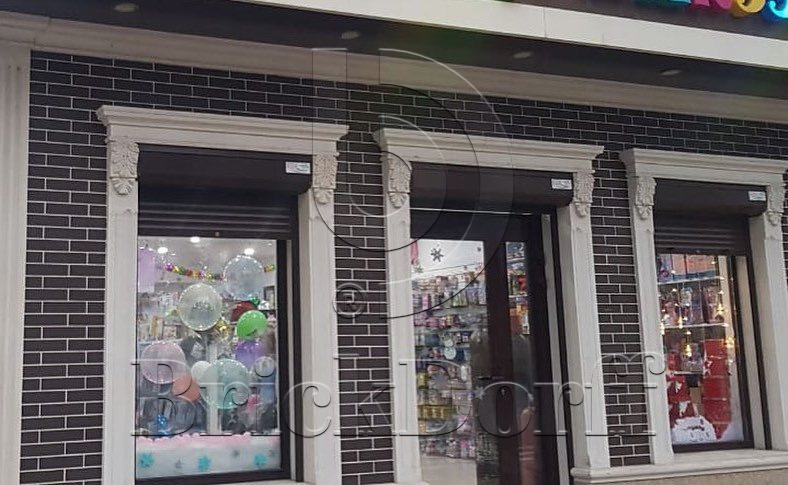 NATURAL BROWN DURO 245X66х7,4 мм Клинкерная фасадная плитка под кирпич облицовочная коричневая