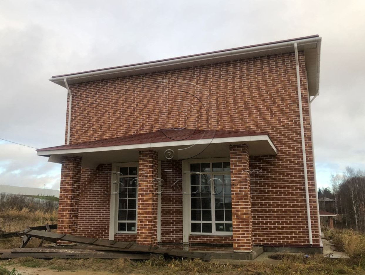 Aquarius Brown 245X66х7,4 мм Клинкерная фасадная плитка под кирпич облицовочная желтая