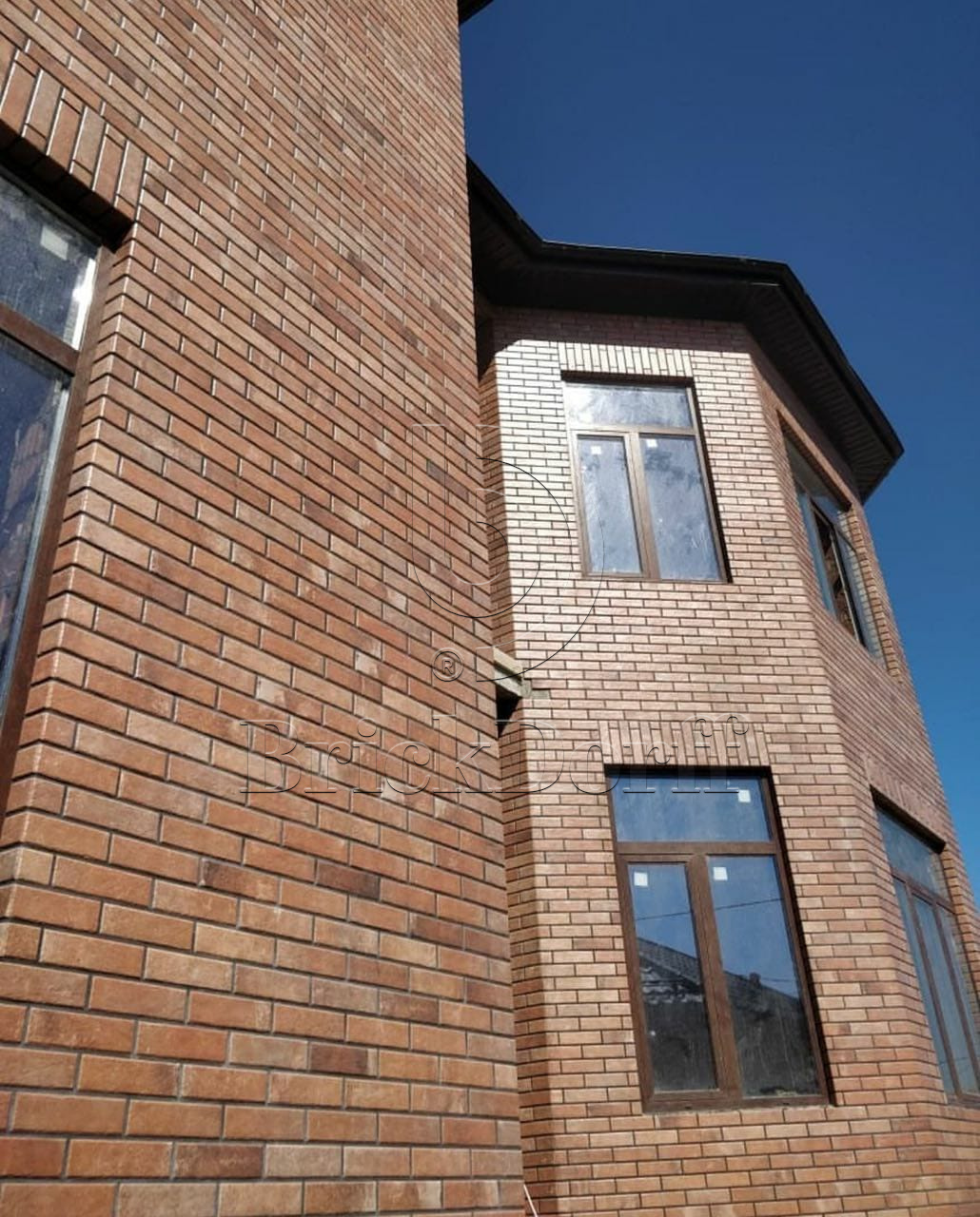 SCANDIANO ROSSO 245X66х7,4 мм Клинкерная фасадная плитка под кирпич облицовочная песочный терракот