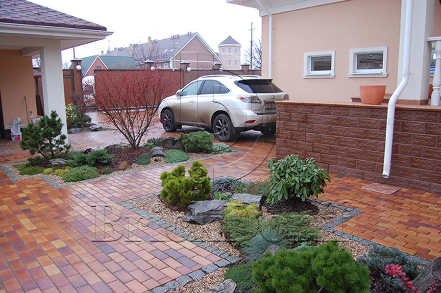 Тротуарная плитка / брусчатка Клинкерная ABC Herbstlaub-geflammt (Хербстлауб-гефламмт), 200*100*40 мм