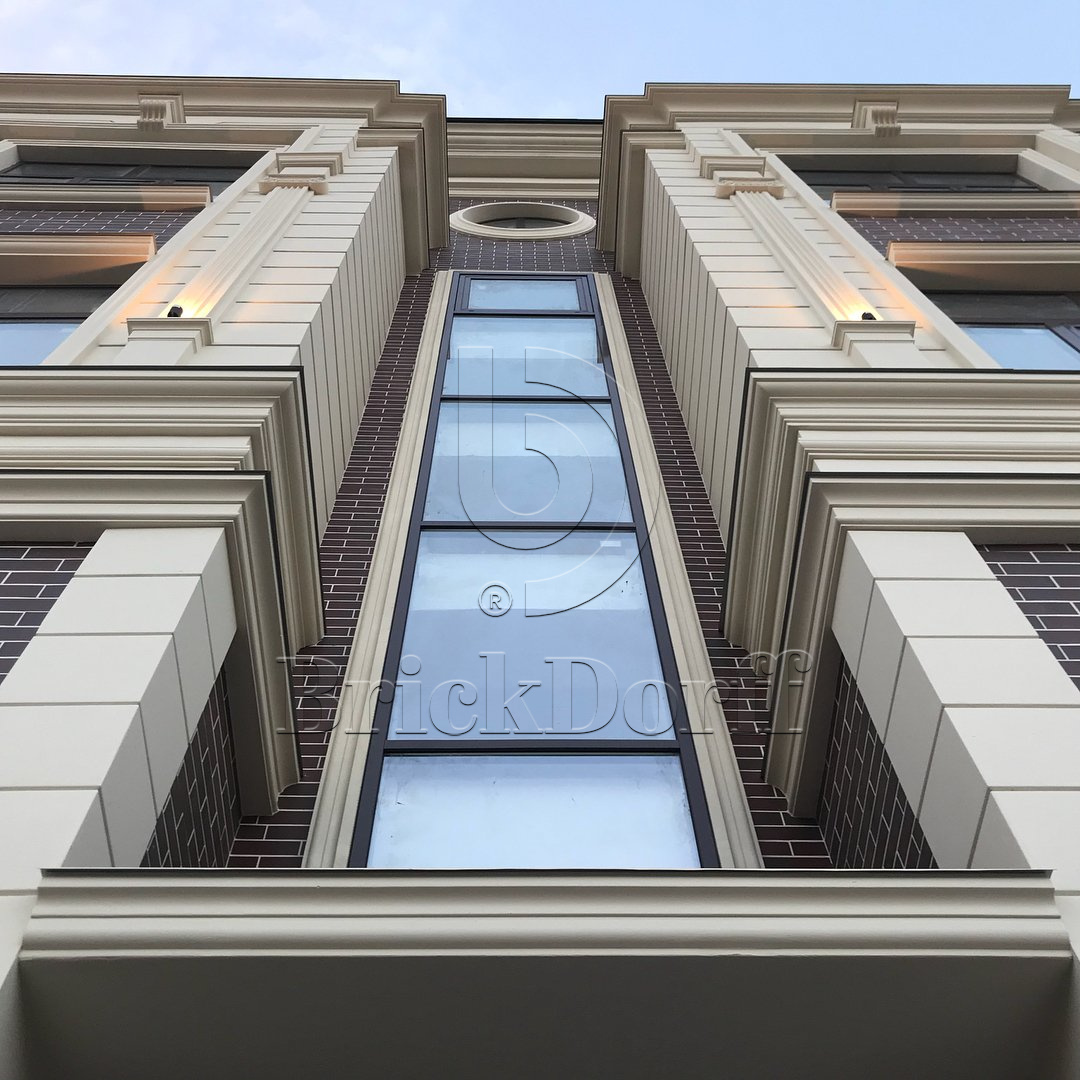 NATURAL BROWN DURO 245X66х7,4 мм Клинкерная фасадная плитка под кирпич облицовочная коричневая