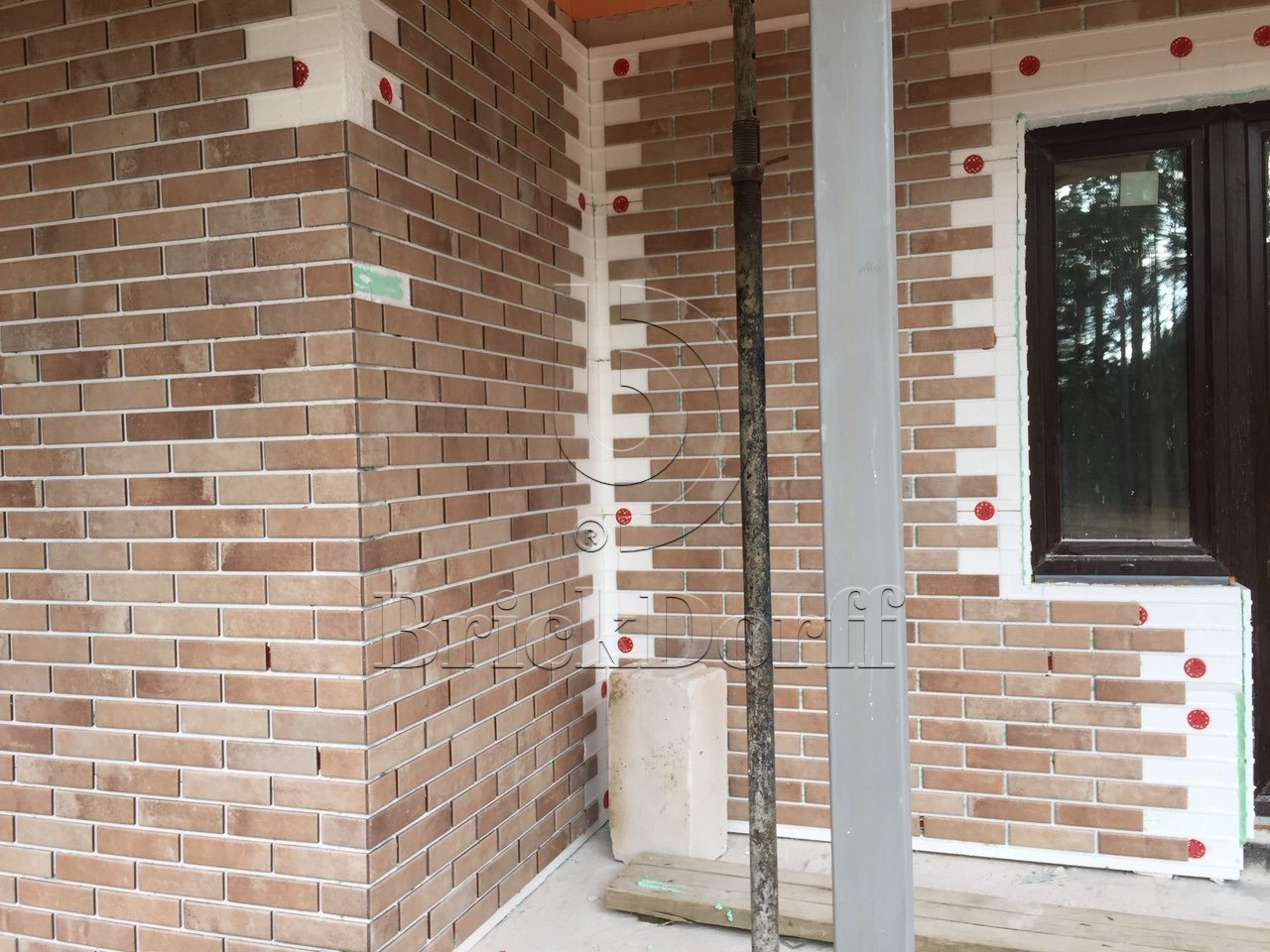 SCANDIANO OCHRA 245X66х7,4 мм Клинкерная фасадная плитка под кирпич облицовочная охровая