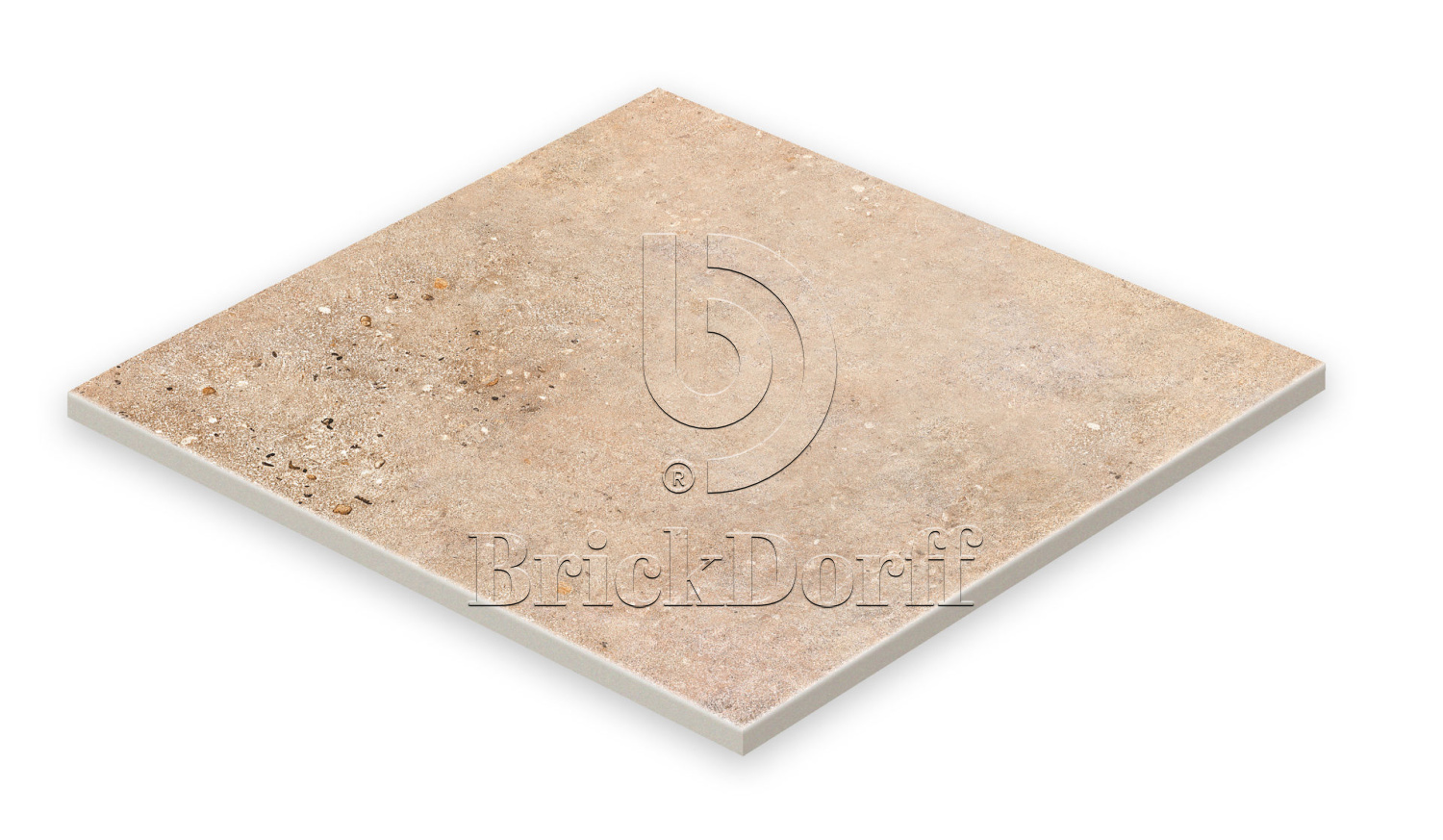 Клинкерная Плитка напольная противоскользящая Stroeher KERAPLATTE GRAVEL BLEND 961 brown 294*294*10 мм