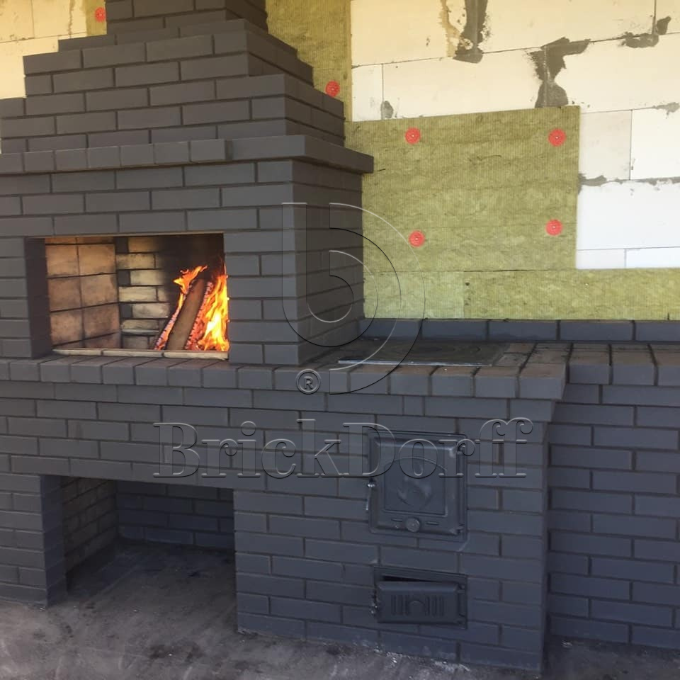 12.871100L Кирпич керамический полнотелый Печной Lode SATURN гладкий, 250*120*65 мм