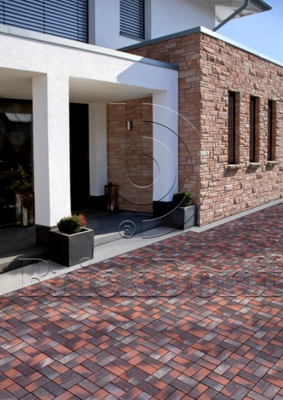 Тротуарная плитка / брусчатка Клинкерная ABC Danzig (Данзиг), 200*100*40 мм