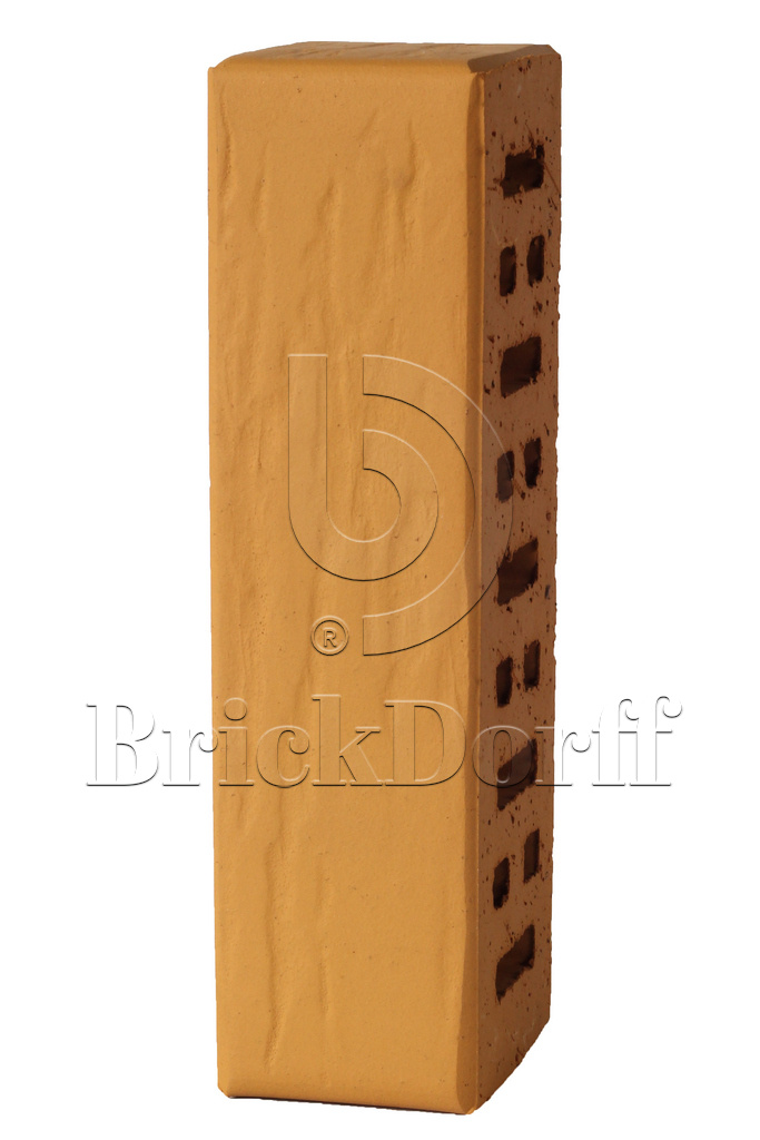 Кирпич клинкерный облицовочный темно - желтый, Lode VECA DZINTRA ретро, 250*85*65 мм