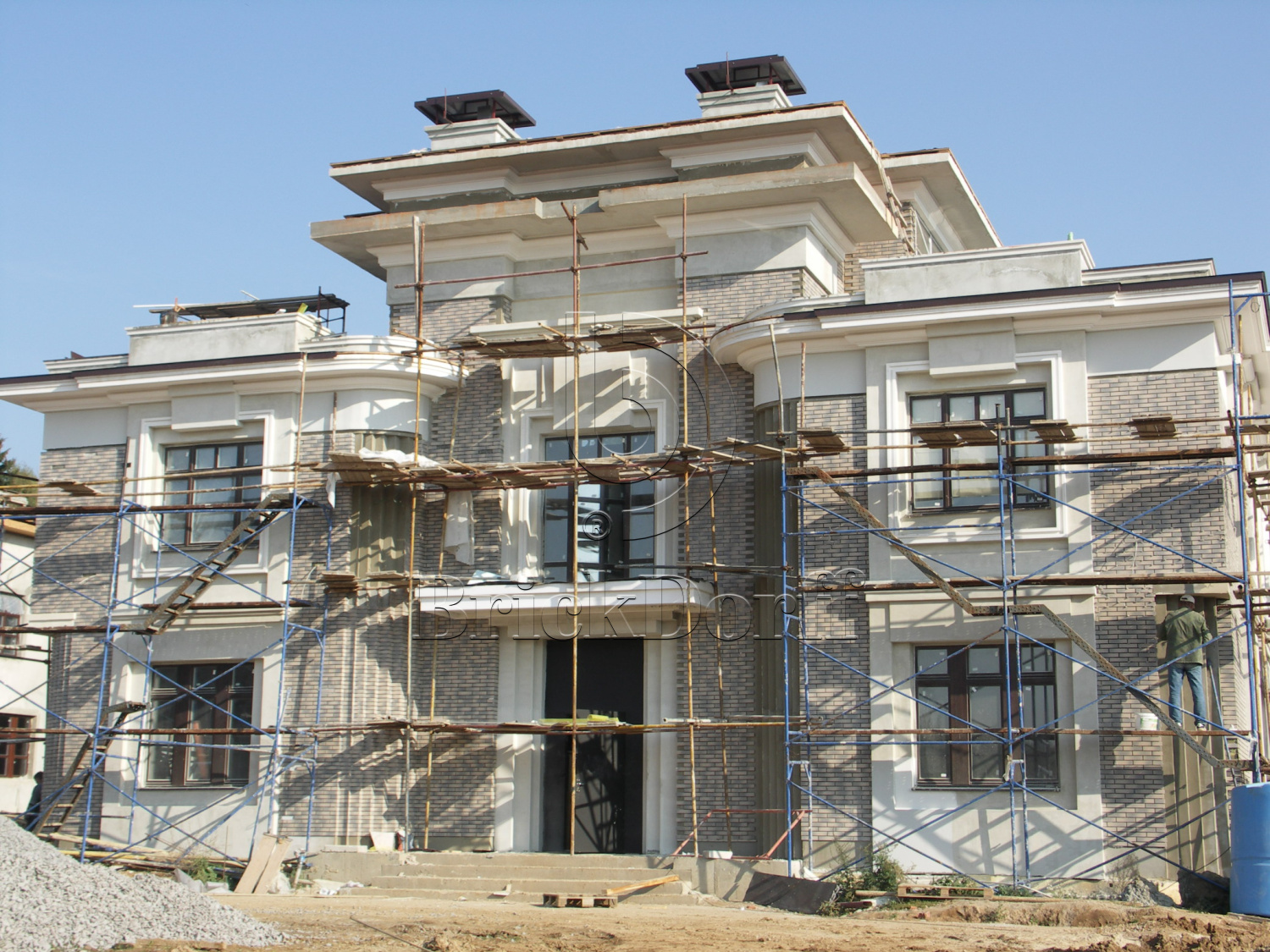 Фасадная Термопанель из Пенополиуретана ППУ 40 мм с Клинкерной плиткой Piz Cordoba genarbt 240*71*10 мм