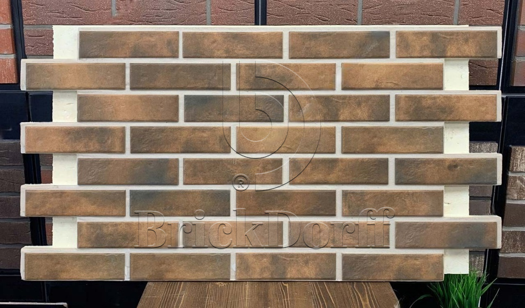 Retro Brick Chili фасадная термопанель из пенополиуретана ППУ 65 мм