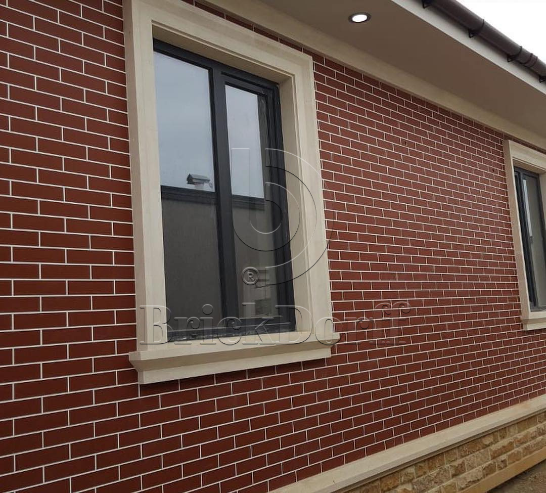 NATURAL ROSA DURO 245X66х7,4 мм Клинкерная фасадная плитка под кирпич облицовочная терракотовая