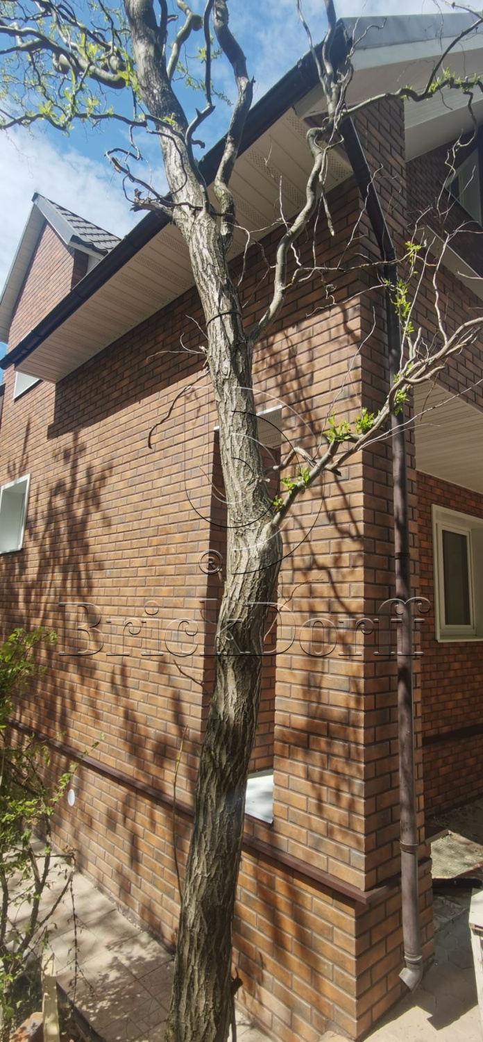 Retro Brick Chili фасадная термопанель из пенополистирола ППС 100 мм с клинкерной плиткой