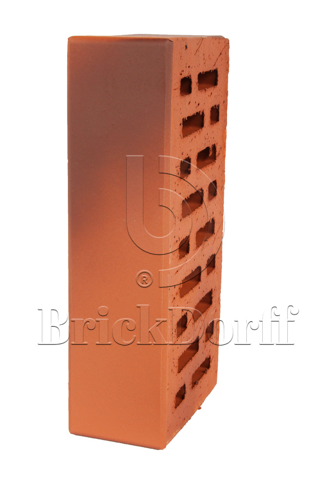 Кирпич клинкерный облицовочный красный терракотовый, Lode CAMELEO гладкая, 250*60*65 мм