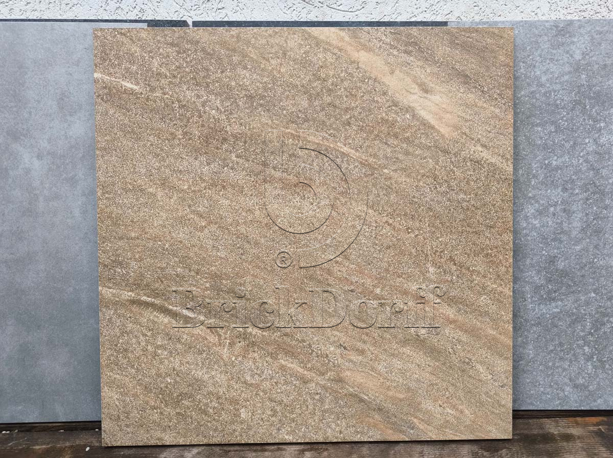 Andora Brown 600x600x20 мм, тротуарная плитка уличная, противоскользящая, керамогранит OutdoorDesign