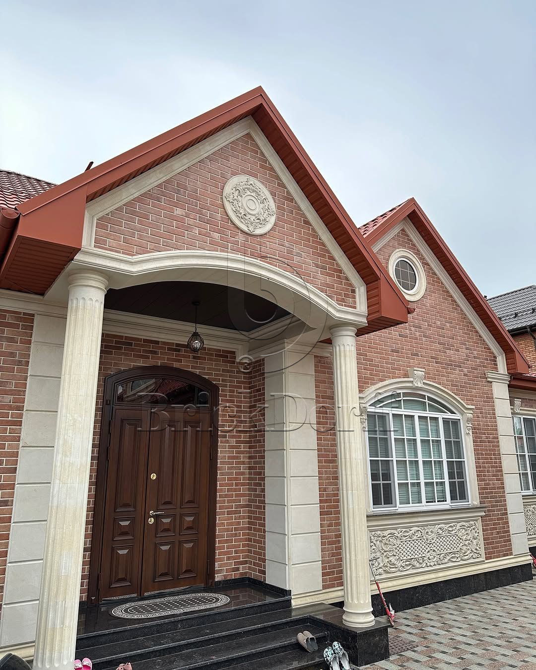 SCANDIANO ROSSO 245X66х7,4 мм Клинкерная фасадная плитка под кирпич облицовочная песочный терракот