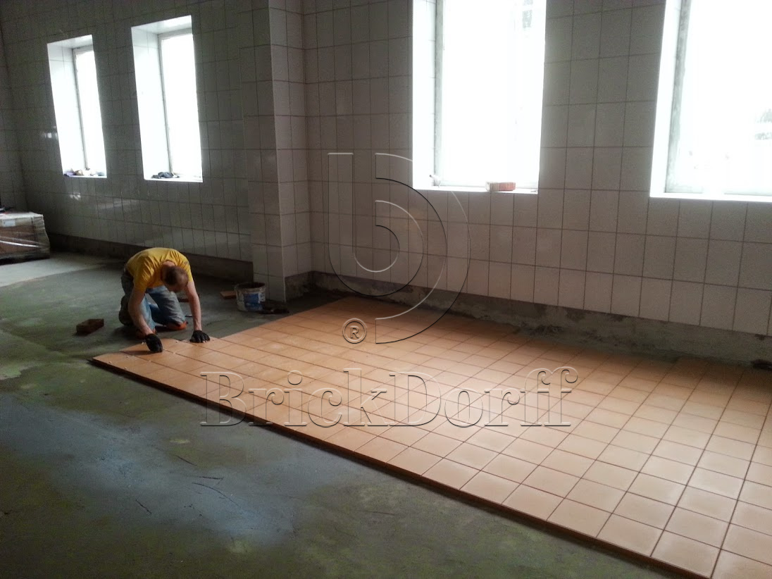 Плитка кислотоупорная и термокислотоупорная керамическая по ГОСТу 961-89 200*200*30 мм