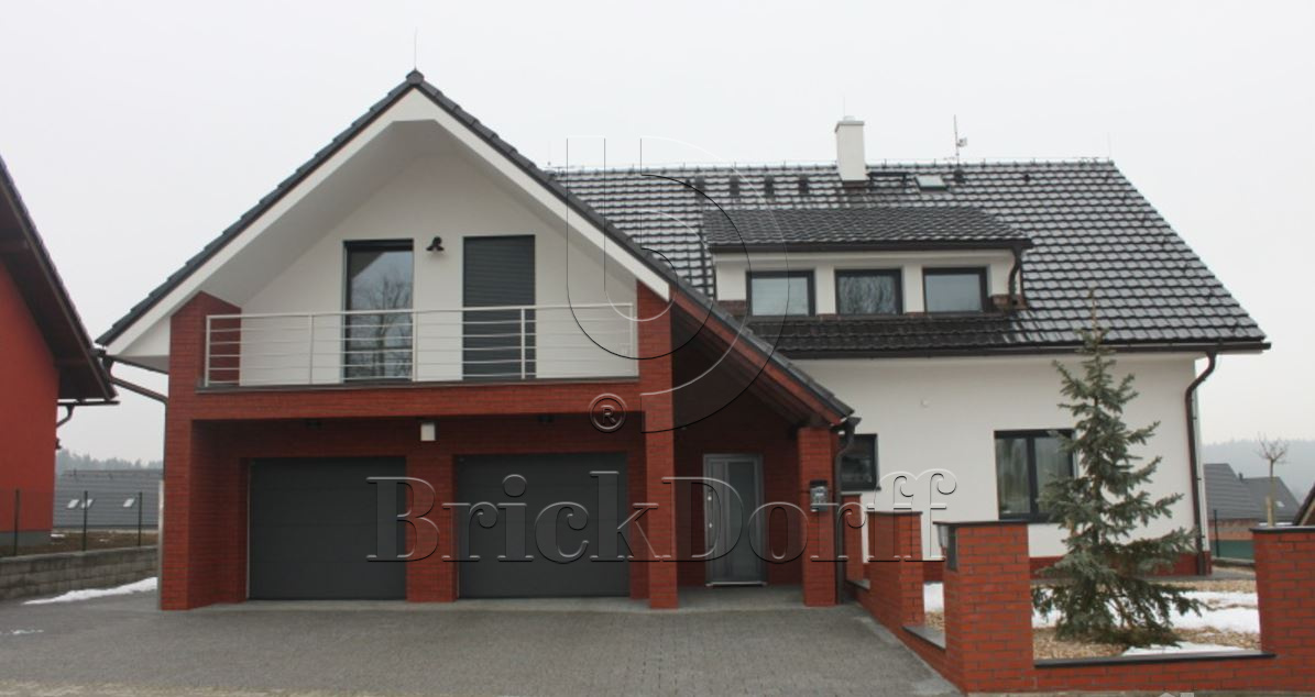 Клинкерная фасадная плитка облицовочная под кирпич Stroeher (Штроер) Zeitlos 356 erdfeuer рельефная NF14, 240*71*14 мм