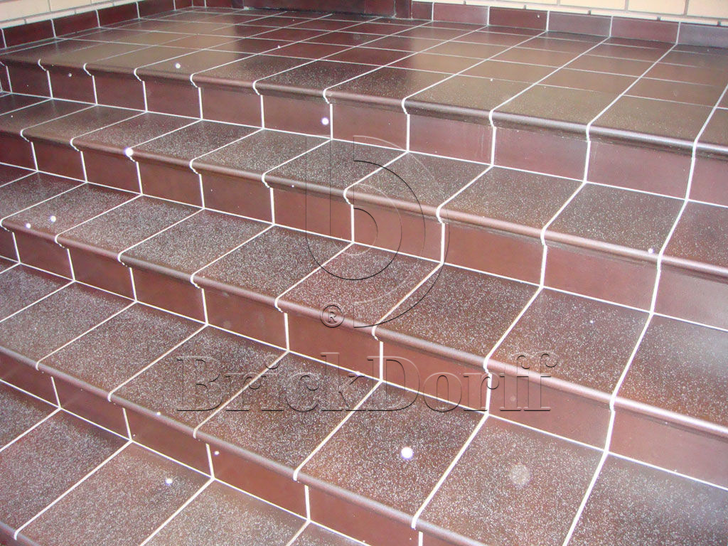 Клинкерная Плитка напольная противоскользящая Stroeher KERAPLATTE DURO 825 sherry 240*240*12 мм