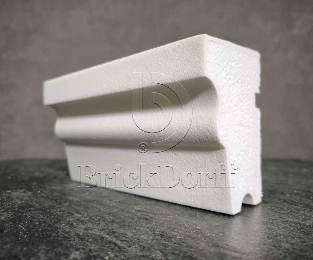 ПОДОКОННИК для Фасада и Интерьера - лепнина, декор из пенополистирола ПВ-110/1 110*75*2000 мм