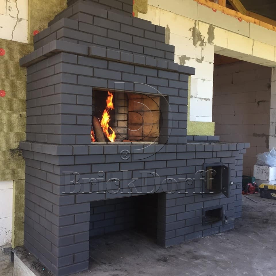 12.871100L Кирпич керамический полнотелый Печной Lode SATURN гладкий, 250*120*65 мм