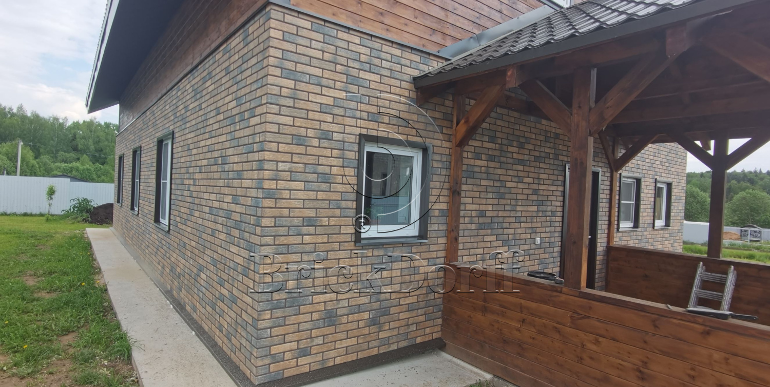 Loft Brick Cardamon фасадная термопанель из пенополиуретана ППУ 65 мм