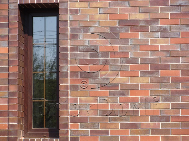 Кирпич облицовочный Клинкерный ABC 7554 Norderney blau-bunt Schmolz glatt  55NF 240*71*55 мм