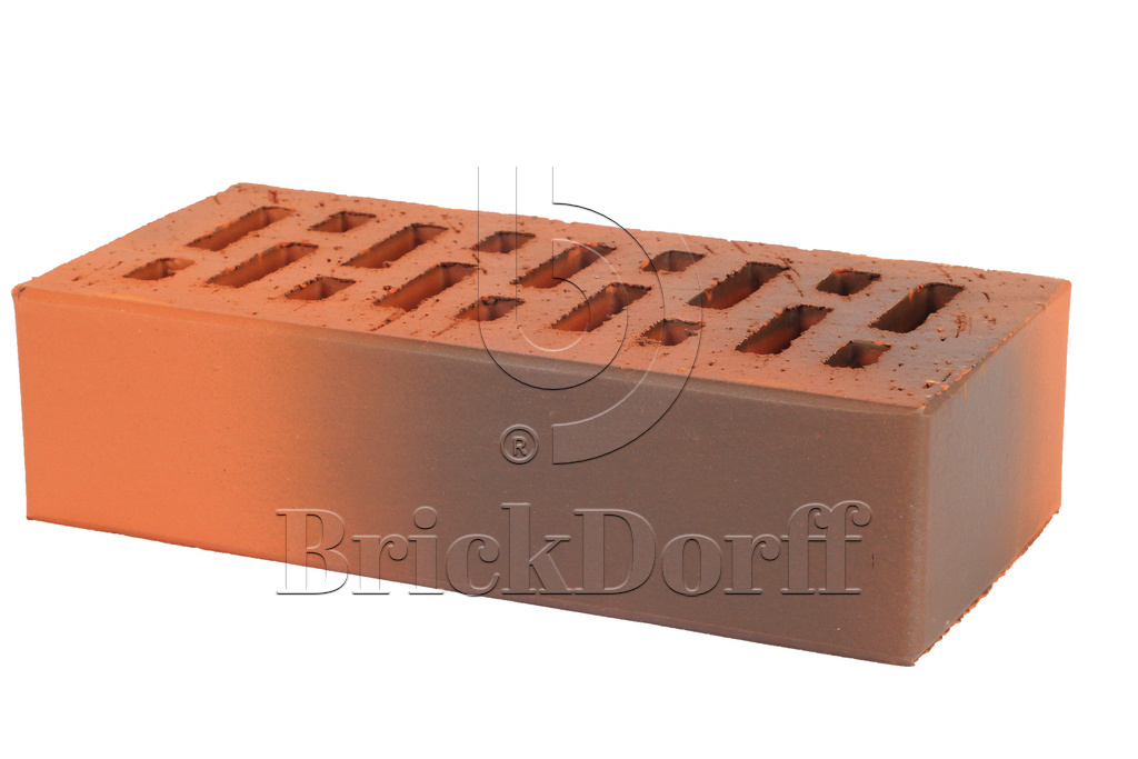 Lode AQUARIUS гладкий, 250*120*65 мм, Печной Полнотелый Кирпич керамический красный с коричневым, пестрый