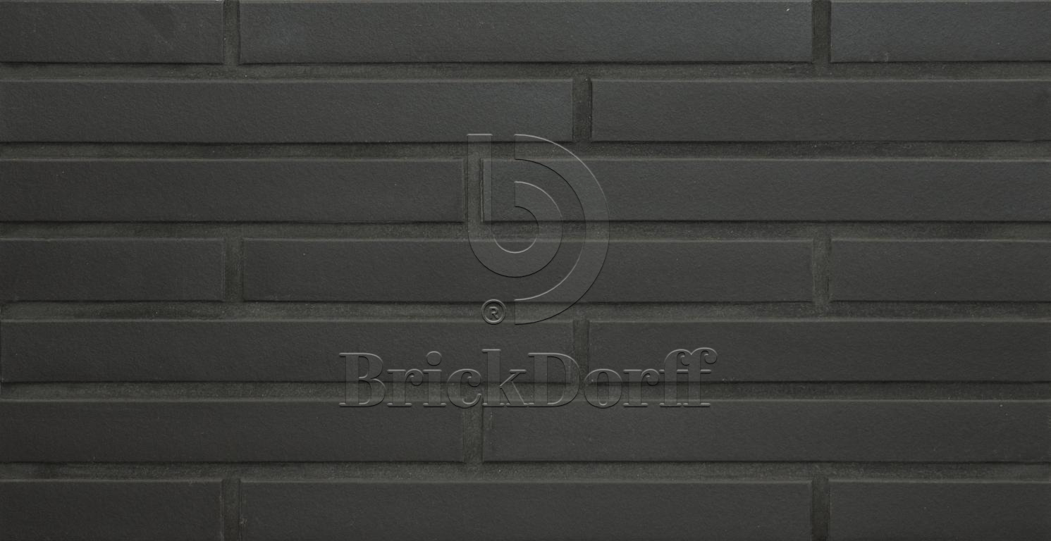 Клинкерная фасадная плитка облицовочная под кирпич Stroeher (Штроер) Keravette Chromatic 330 graphit гладкая NF11, 240*71*11 мм