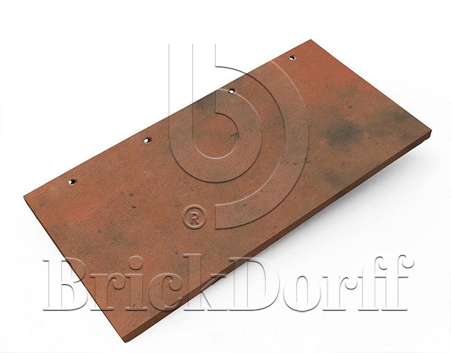 Tempio Rustikotta RED FLAMED 200x400x14мм Дранка керамическая плитка для навесного вент Фасада и Кровли