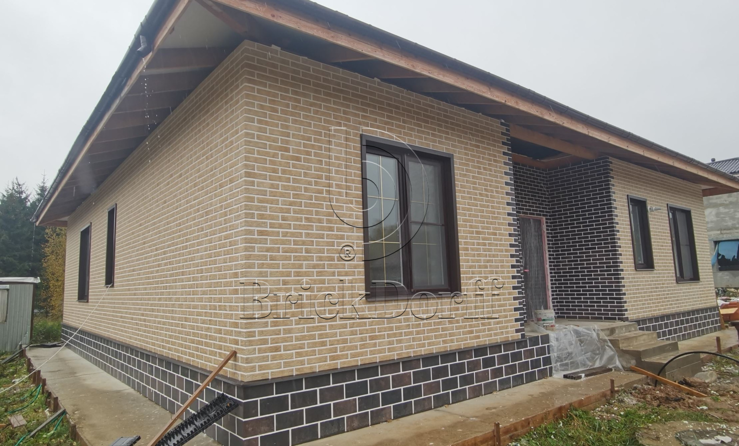 Loft Brick Salt фасадная термопанель из пенополиуретана ППУ 65 мм