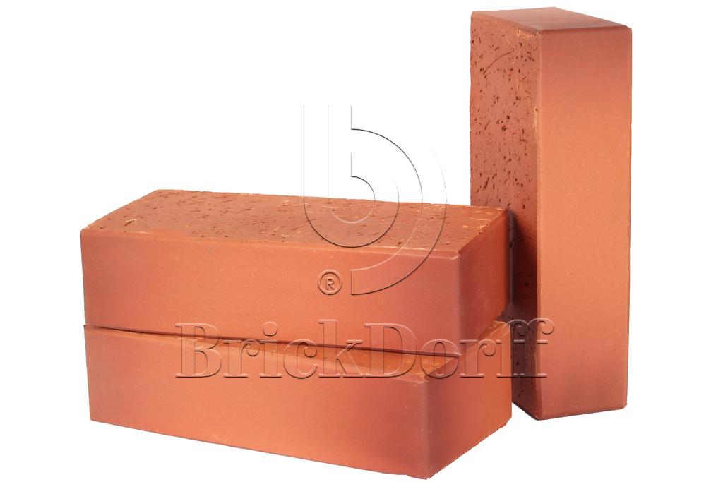 Lode Gemini гладкий, 250*120*65 мм, Печной Полнотелый Кирпич керамический красный, пестрый