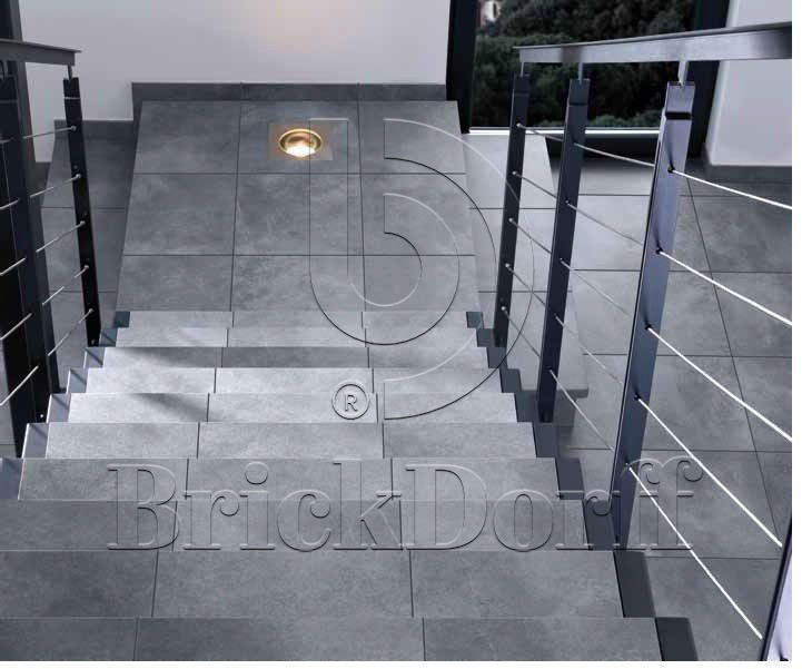 Клинкерная Плитка напольная противоскользящая EURAMIC CAVAR 543 fosco 294*294*8 мм