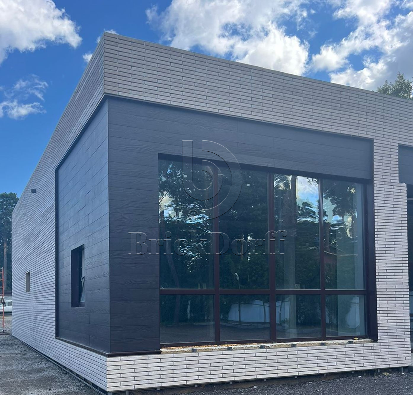 Фасадная ригельная плитка под клинкер Life Brick Лонг 400, 430*52*15 мм