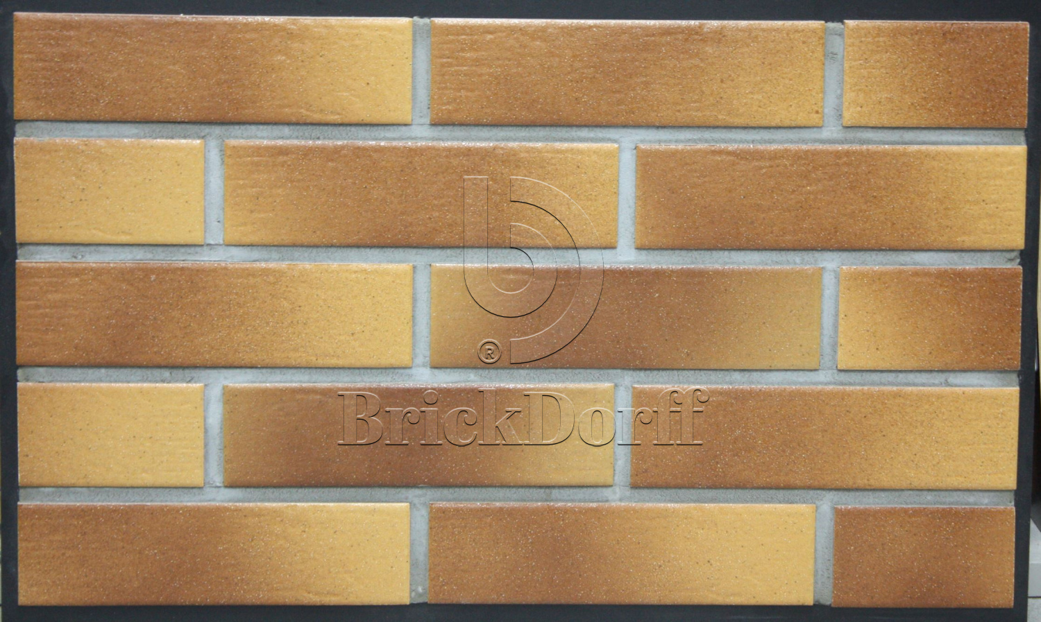 Aquarius Brown 245X66х7,4 мм Клинкерная фасадная плитка под кирпич облицовочная желтая