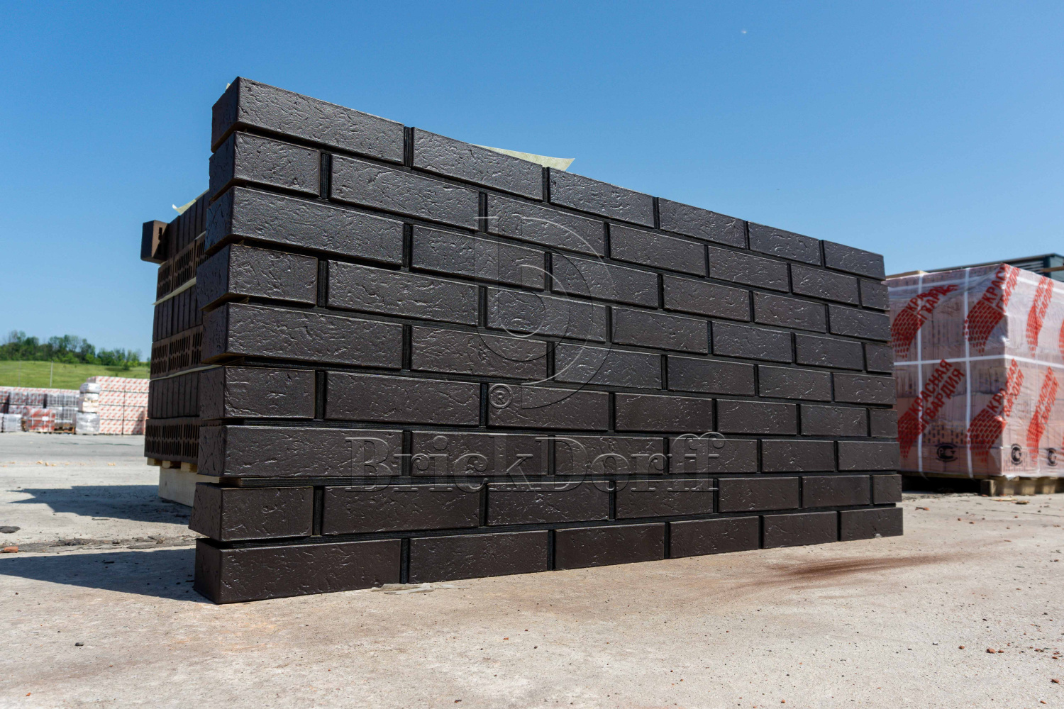 КГ Black Premium 1НФ 250*120*65 черный кирпич лицевой облицовочный керамический пустотелый