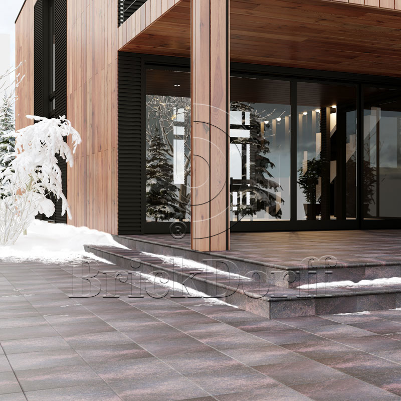 Stone FLAME Exagres 330*330*10 мм, напольная клинкерная плитка противоскользящая