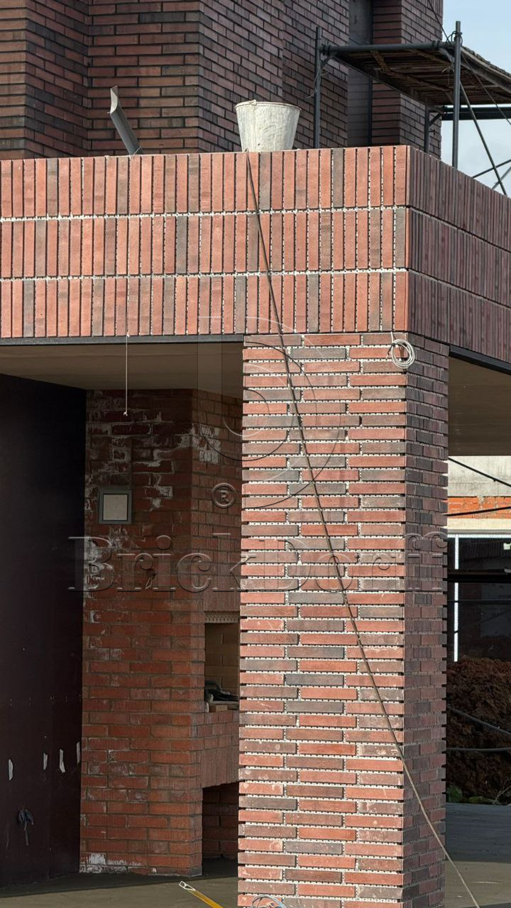 Фасадная ригельная плитка под клинкер Life Brick Лонг