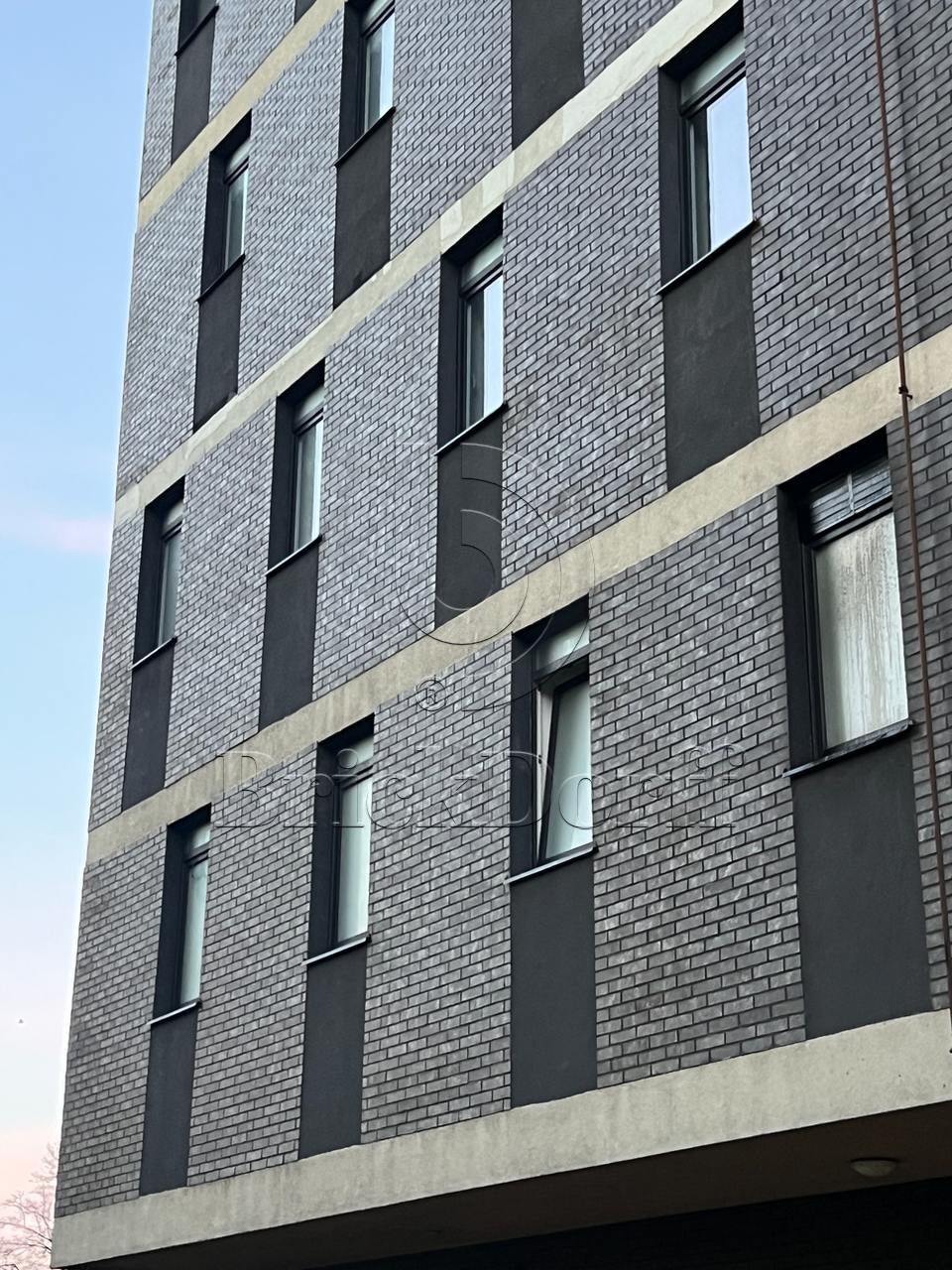 Semir Grafit 245X66х7,4 мм Клинкерная фасадная плитка под кирпич облицовочная, серая