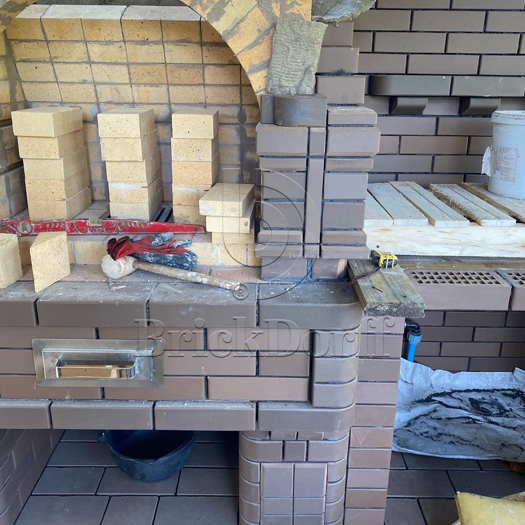 12.201100L Кирпич керамический полнотелый Печной Lode BRUNIS гладкий, 250*120*65 мм