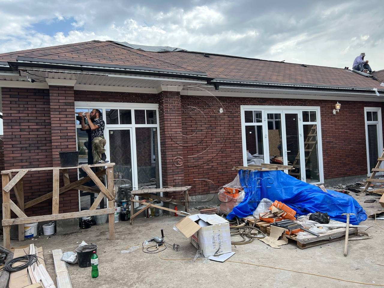 Фасадная ригельная плитка под клинкер Life Brick Римхен 370, 284*51*15 мм