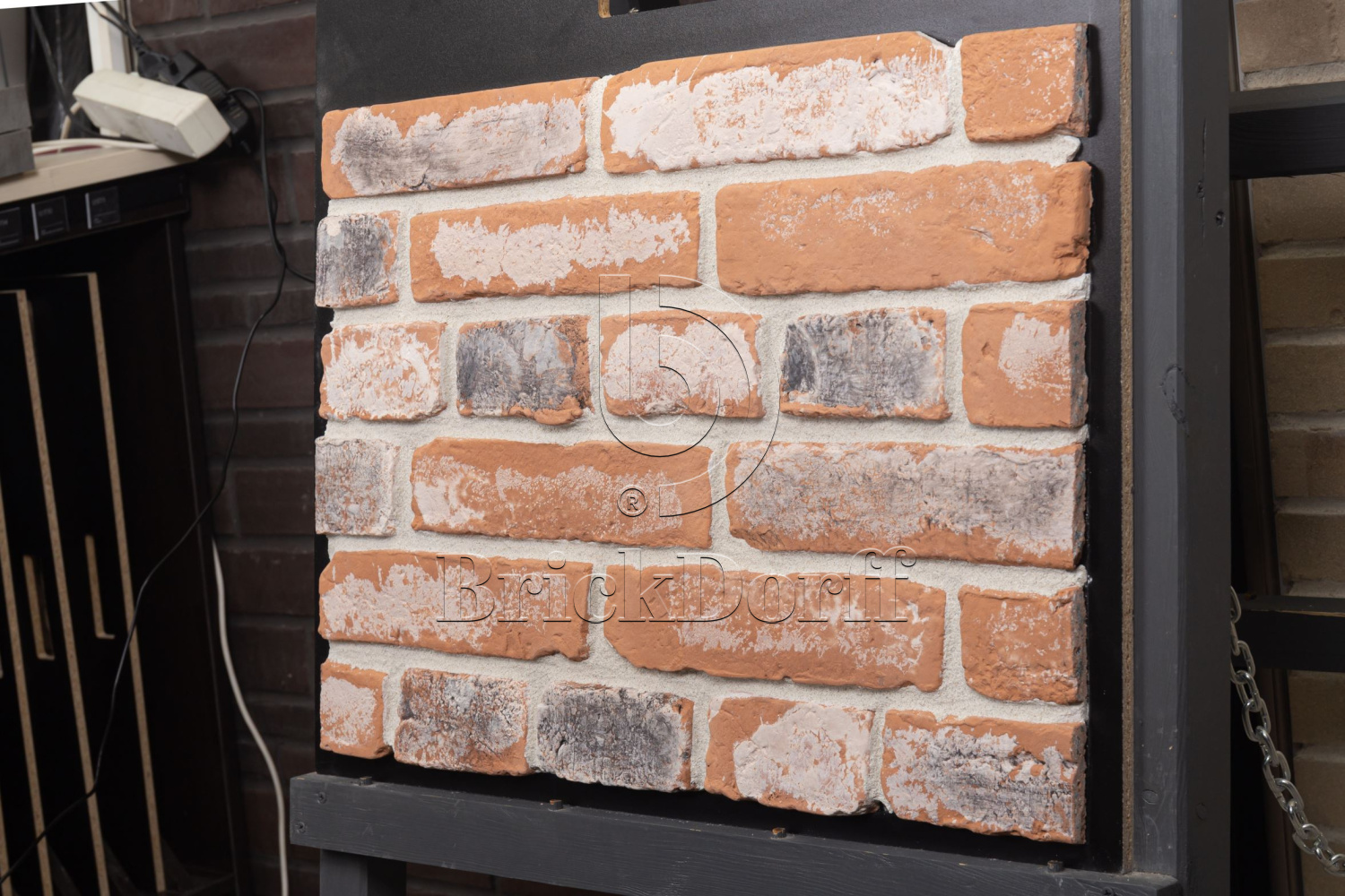 1.T Скандинавский кирпич 120-130*60-70*15 мм, декоративный камень для фасада и интерьера Petra