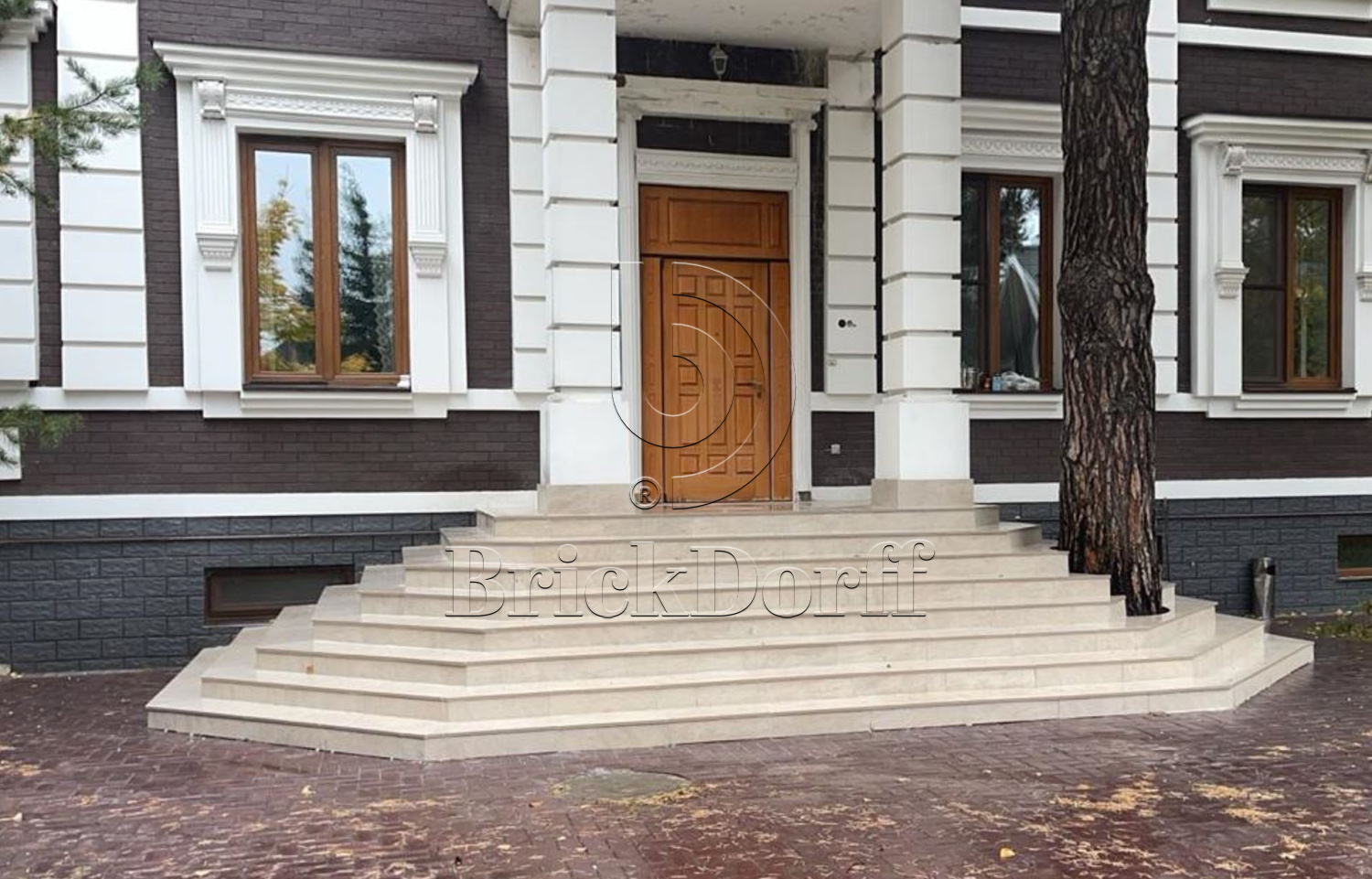 Blestone Creame 600x600x20 мм, тротуарная плитка уличная, противоскользящая, керамогранит OutdoorDesign