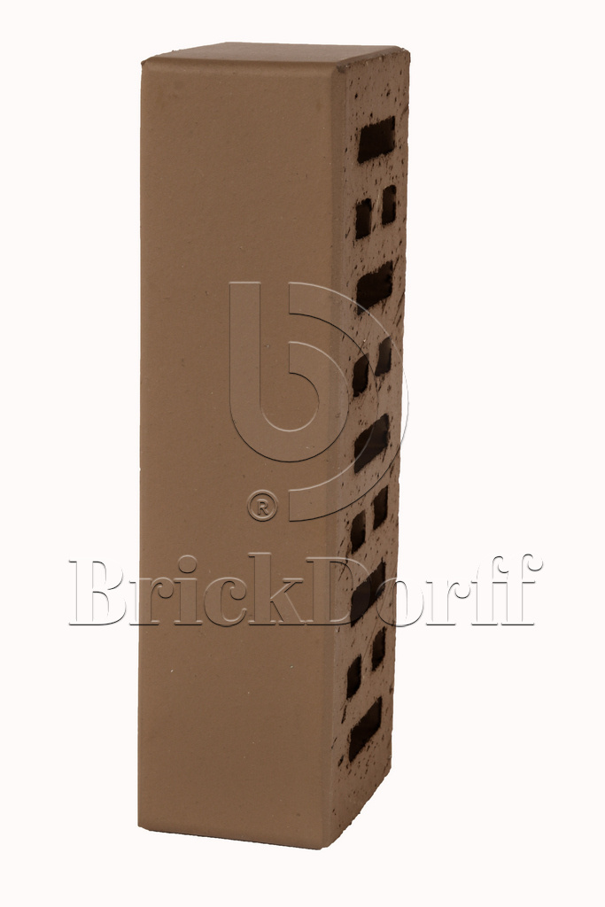 Lode BRUNIS гладкий, 250*85*65 мм, Печной Кирпич керамический пустотелый, коричневый
