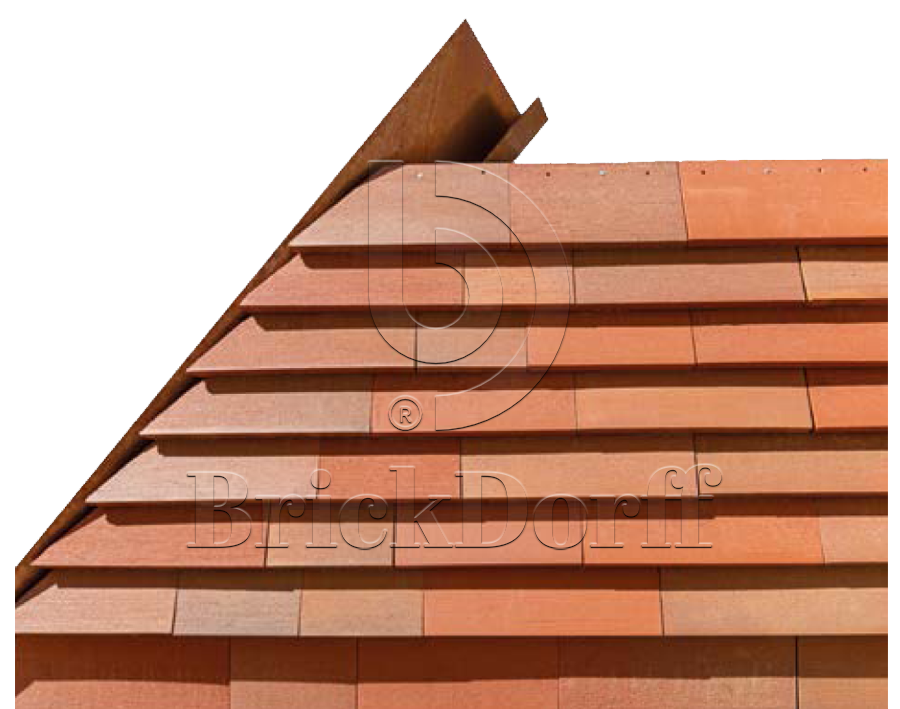 NORDIC 10 Rostrot 365x250x30x14, ABC Клинкерная плитка для навесного вент Фасада и Кровли