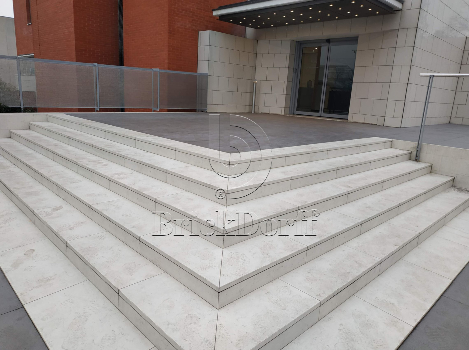 Тротуарная плитка Серая. Cliff Grigio 60 LASTRA 20mm / Клиф Гриджио 60 Ластра 20 мм 600х600х20мм