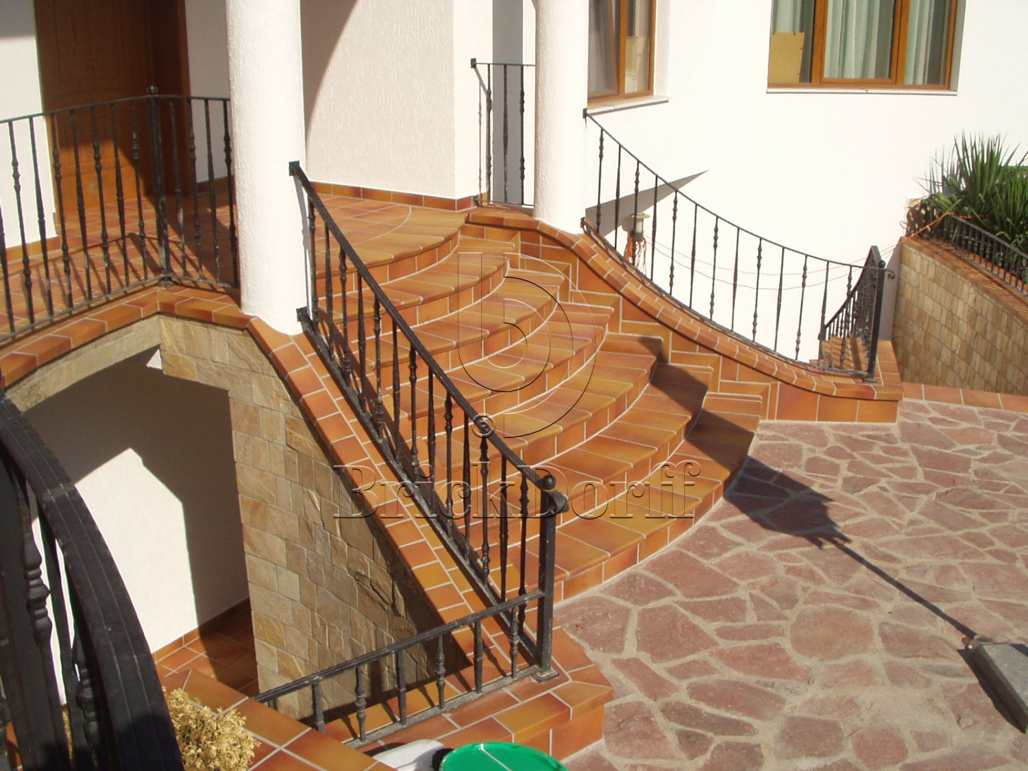 Плитка напольная противоскользящая Клинкерная Stroeher KERAPLATTE TERRA 307 wheat 240*240*12 мм