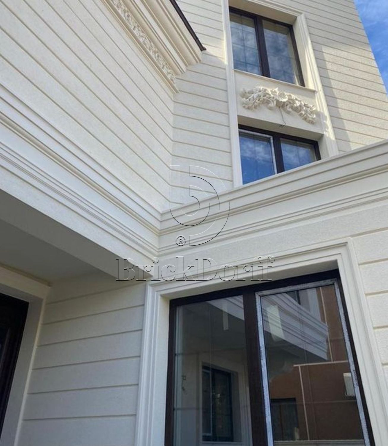 Панель утепления под покраску для фасада - изосайдинг из пенополистирола СВ-50/4 1000*50*2000 мм